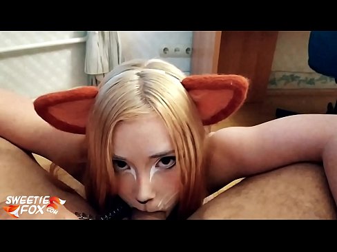 ❤️ E folo e Kitsune le titi ma le cum i lona gutu Fa'afeusuaiga Tulaga  ﹏